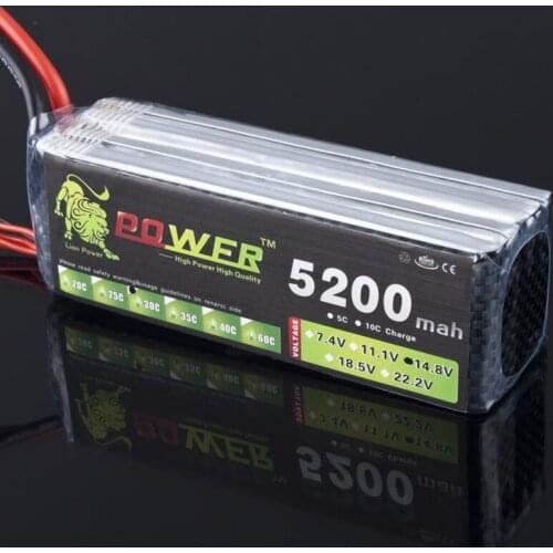 LION POWER 4S 14.8v 5200mah Lipo Battery30c T Plug/XT60 Plug RC Helicopter RC Car RC Boat Quadcopter Remote Control toys Battey