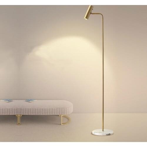 Nordic floor lamp living room simple creative personality bedroom light luxury study bedside ins wind vertical table lamp
