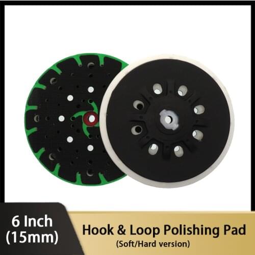 New arrival 6 Inch 48-Hole Backing pad - Dust-Free Back-up Sanding Pad Grinding Pad Hook&Loop Sanding Discs for Festool Sander