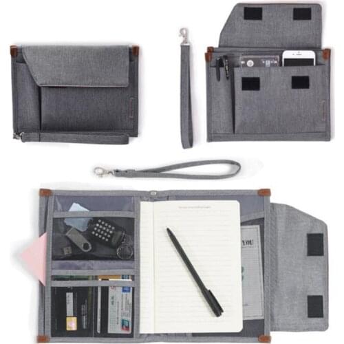 Office Supplies Storage Bag Business Multi-Layer Document Certificate Package Portable Information Organizer Passport Handbags