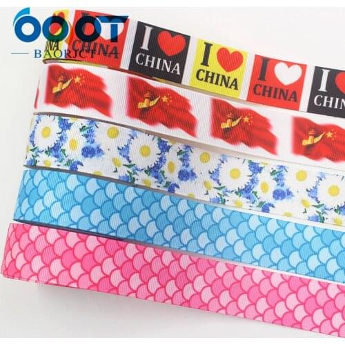 OOOT BAORJCT I-191121-2516,25mm 10yards Cartoon Thermal transfer Printed grosgrain Ribbons,Clothing DIY handmade materials