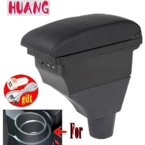 For Seat ibiza armrest box central Store content Storage box with cup holder ashtray products