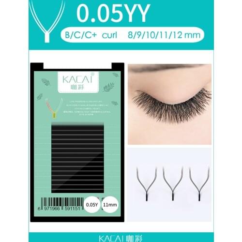 Y weave eyelash extension premium natural synthetic mink individual eyelash extension makeup professional false eyelash