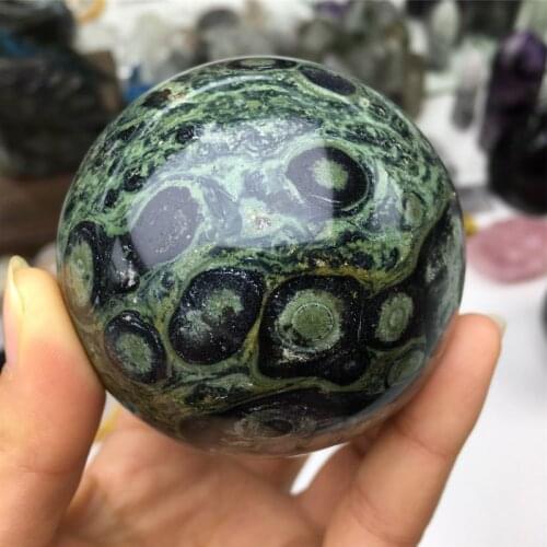 Malachite ball polished quartz natural stones and minerals crystal sphere for home feng shui crafts