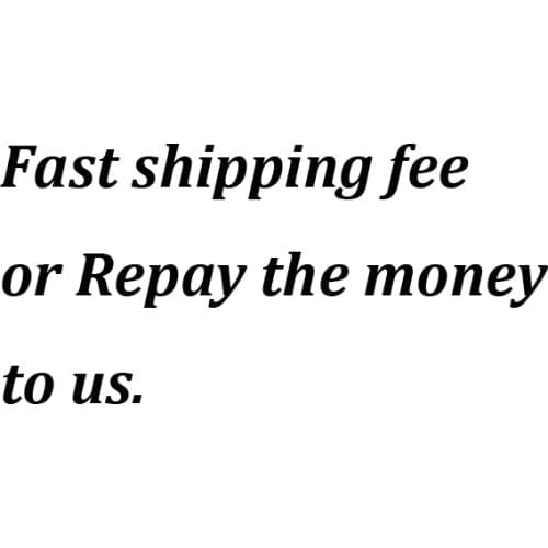 Shipping fee for customer to repay the orders