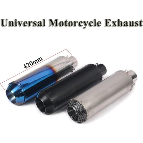 Universal Motorcycle SC GP Racing Project Exhaust Pipe Escape For Yamaha MT-03 Kawasaki Ninja 400 Honda CB400 Modified Muffler
