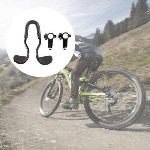 Bike TT Handlebar Bicycle Aluminum Alloy Relax Armrest Handlebar With Mounting Bracket For Mountain Bikes Road Bikes