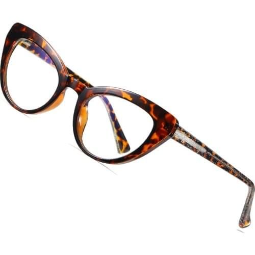 AOFLY BRAND DESIGN Cat Eye Blue Light Blocking Glasses Women Clear Optics Glasses Frame Female Fashion Computer Eyewear Ladies