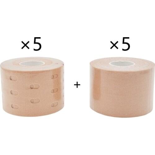 10 Pcs Perferated Kinesiology Tapes Knee Support Knee Protector Kneepads Kinesiologia Cintas Kinesiotape Sport Safety OCIOLI