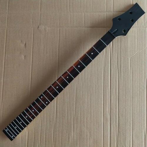24 frets Maple 2+2 Bass Guitar Neck Rosewood Fingerboard 4 String 34 Inch
