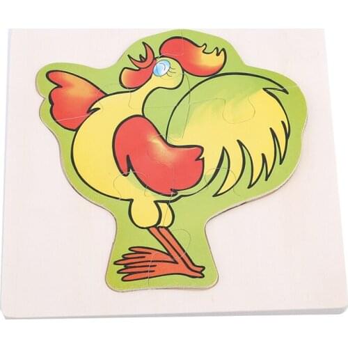 3D Puzzle Frog Puzzle Toy Growth Happy Puzzle Butterfly Jigsaw Puzzle Kids Animal Multilayer Children Toys