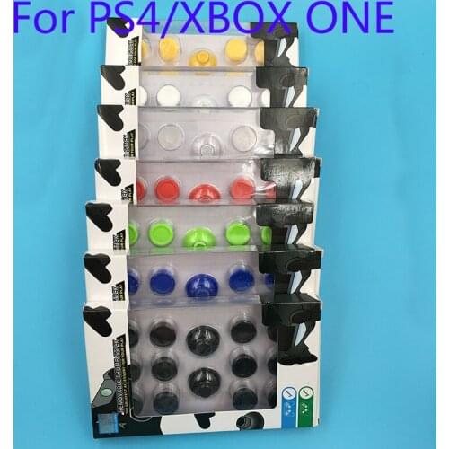 6PCS For XBOX ONE Analog Joystick Grips Caps 14 in 1 Thumb stick Joystick Cap Grips for PS4 Controller With Retail box packing