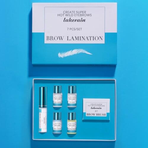 7pcs/Set Eyebrow Lamination Kit Eyelash Lifting Kit Perm Nutrition for Brow