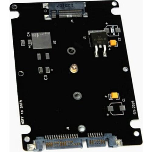 M.2 NGFF (SATA) SSD to 2.5 inch SATA Adapter Card 8mm Thickness Enclosure IO M.2 SATA SSD Adapter To Desktop/Notebook Computer