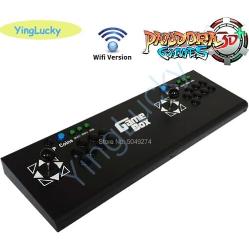 Arcade Box Pandora 3D 4018 in 1 function save zero delay 8 Buttons Joystick controller PCB 160 pcs 3D games retro Arcade console