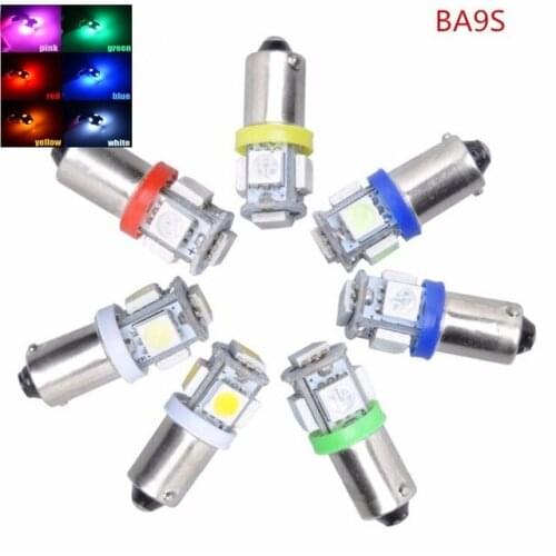 Led Interior Lamp Ba9s-5smd-5050 Display Lamp / Instrument Lamp Reading Lamp Led Lights for Car Car Accessories Car Led Light