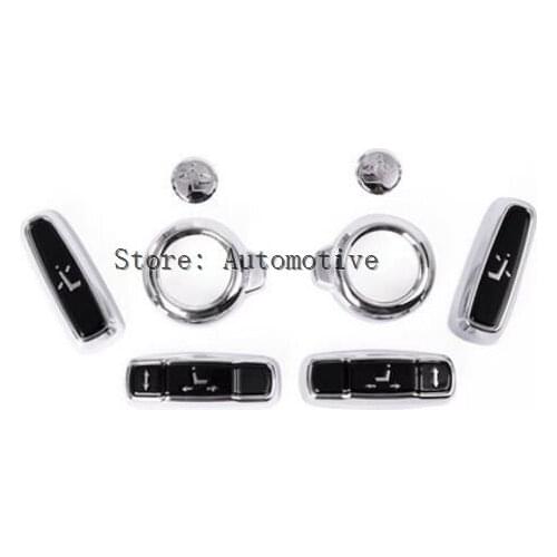 For Landrover Range Rover Sport 2015 2016 2017 ABS Chrome Car Styling Seat adjustment Button Cover Trim Accessories