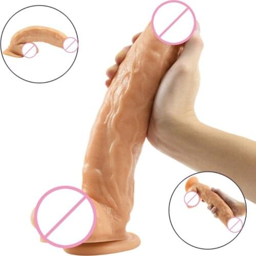 Penis Sucker Simulation Dildo Big Penis Female Masturbation Stick Adult Equipment