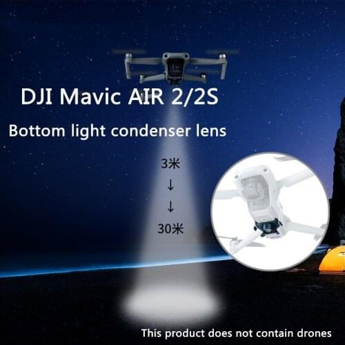 DJI Mavic AIR 2 Drone Bottom Light Condenser Lens Accessories for DJI Mavic Air 2S Landing Light Condenser Lens