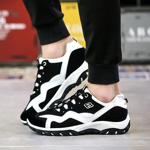 Fooraabo 2019 Spring White Sneakers Men Outdoor Sport Lightweight Breathable Athletic Running Shoes Mens Krasovki Male Shoes