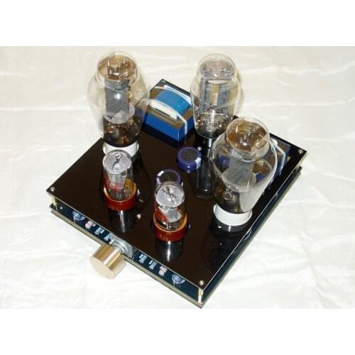 Latest 6N8 (6SN7) push 300B or 2A3 single ended class a integrated power amplifier board 9W + 9W, frequency 30-40KHZ + - 1dB