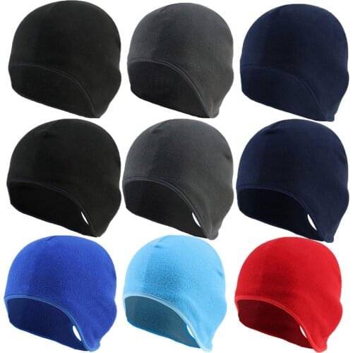 New Style Winter Warm Watch Cap Soft Polar Fleece Beanie Hat Thick Windproof Outdoor Skull Cap for Men Women Daily Accessories
