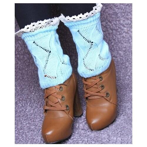 New Lace Crochet Knit Leg Warmers Boot Cuffs Toppers Boot Socks 23pairs/lot #3913
