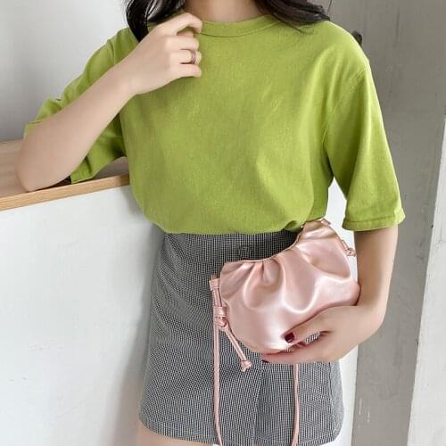 Solid Color Elegant Crossbody Bags For Women Luxury Designer Clutch Female Party Handbags and Purses Lady Shoulder Messenger Bag