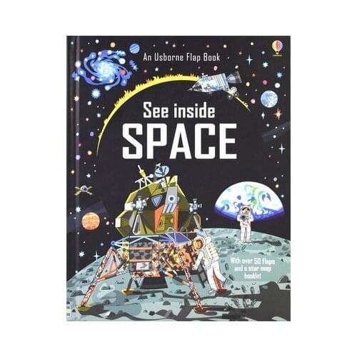 5-8 year 1 book/set Usborne See Inside Space English picture books Childrens popular science Color illustration cartoon