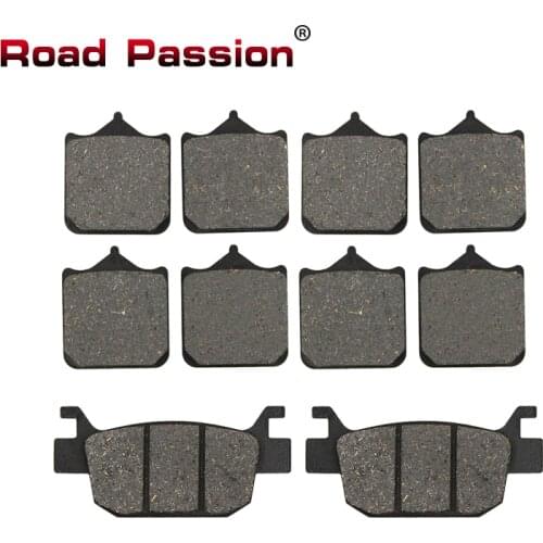 Road Passion Motorcycle Front and Rear brake pads for Benelli TRK502 TRK502X TRK 502 Leoncino 500 BJ500 BJ500GS-A BJ 500 BJ500GS