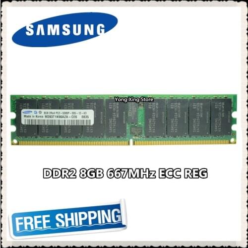 Samsung Server memory 8GB 16GB DDR2 2Rx4 REG ECC RAM 667MHz PC2-5300P 667 8G Registered