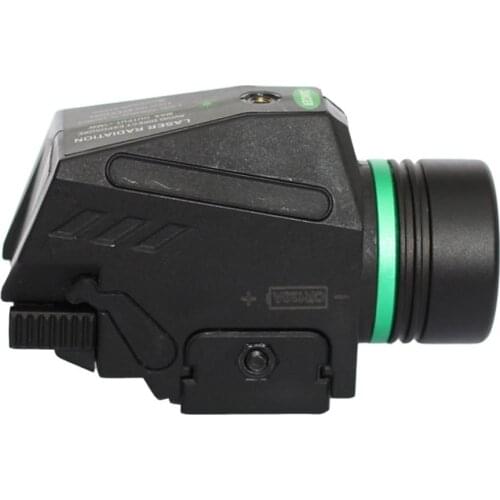 Tactical LED Weapon Gun Light Flashlight Red Dot Laser Sight Military Airsoft Pistol Light for 20mm Rail Mini Pistol