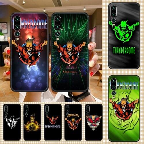 Thunderdome Hardcore Wizard Phone case For Huawei P Mate P10 P20 P30 P40 10 20 Smart Z Pro Lite 2019 black tpu cell cover
