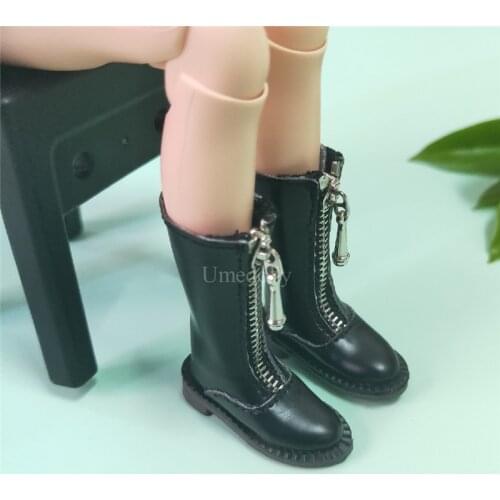 1 Pair Cool Moto boots for Blyth Doll Shoes Fit OB22 OB24 Outfits Accessories