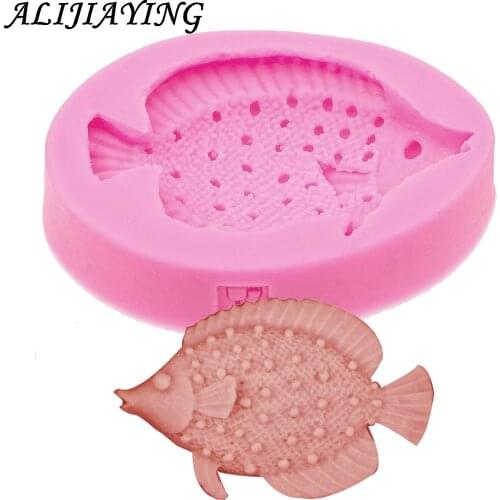 1Pcs Fish Fondant Cake Chocolate Molds for Kicthen Baking Decorstions Sugar Craft Molds DIY Cake Mold Tools D0521