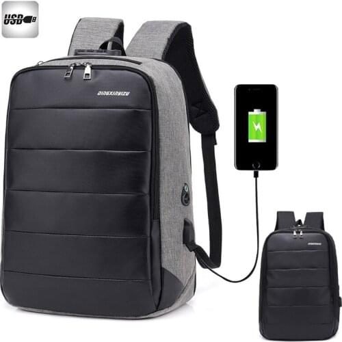 14 15 15.4 15.6 inch with USB interface Password Lock Anti-theft Laptop Notebook Bags Backpack Case for Men Women School Travel