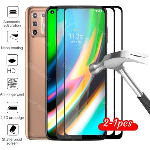 2-1pcs for moto g9 plus tempered glass on for Motorola moto g9 plus g9plus motog9 g 9 plus safety glass screen protector film