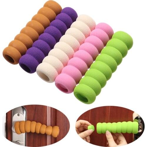 2PCS Foam Spiral Door Handle Protector Soft Baby Safety Door Stopper Static-free Anti-collision Doorknob Guard Practical Decor