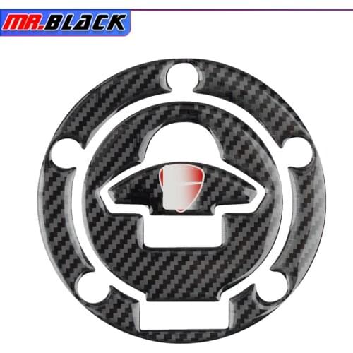 For Ducati S4R S2R M620 695 748 DS1000 1090 1198 3D Carbon Fiber Motorcycle Oil Fuel Gas Tank Cap Cover Decal Sticker Protector