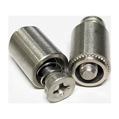 5pcs PFC2P-832-72/PFC2P-M3/M4-40/50/60 Stainless Steel Captive Panel Screw, Non Flush, Spring Loaded