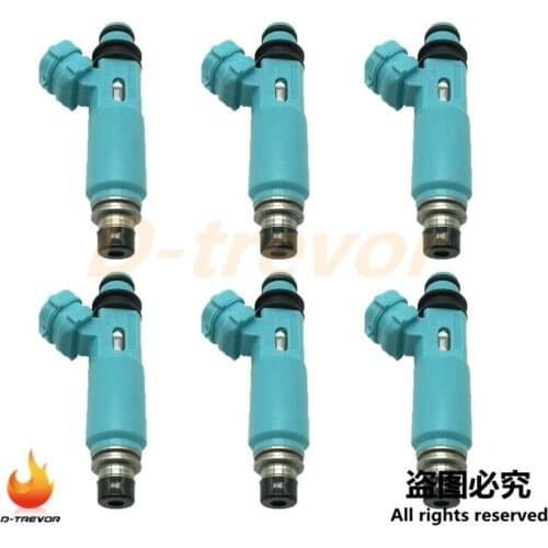 6pcs 23250-03010 Fuel Injectors nozzle for 2000-2001 Toyota Camry Solara 2.2L 5SFE 23209-03010 2320974250