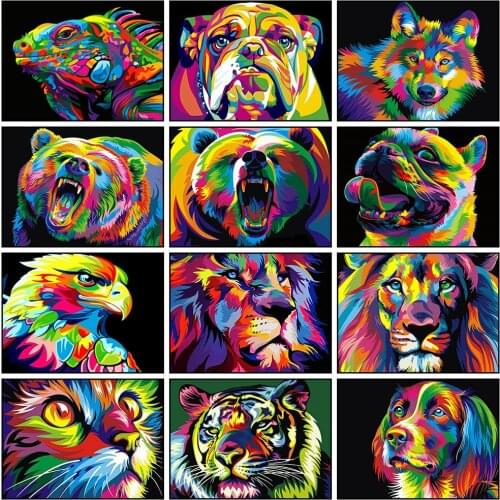 Evershine Diamond Painting Animals Full Square Rhinestone Embroidery Sale Cross Stitch Mosaic Craft Kits 5D DIY Home Decoration