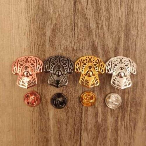 Mdogm Pug Pekingese Dog Animal Brooches And Pins Suit Cute Metal Funny Small Father Collar Badges Gift For Male Men B142