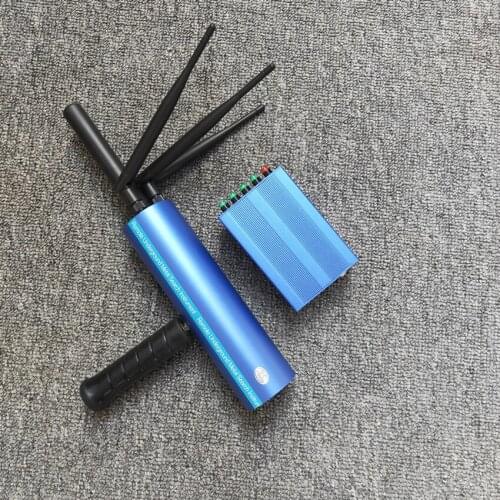 New Blue Enhanced Signal Three-Antenna Remote Location AKS Underground Metal Detector Treasure Finder