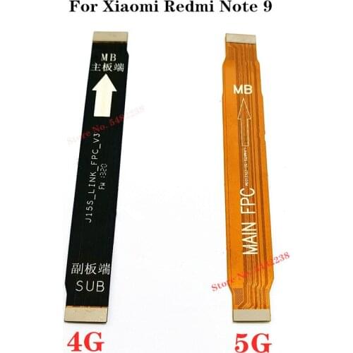 Original Mainboard Ribbon For Xiaomi Redmi Note 9 Note9 4G 5G LCD USB Motherboard Connector main board Data transfer Flex cable