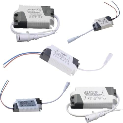 LED Driver AC85-265V 1-3/4-7/8-12/12-18/18-25W Lighting Transformer Panel Light