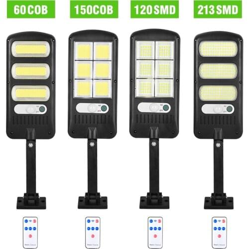 Solar Light 150 COB Large Outdoor Solar Waterproof Street Light Garden PIR Motion Sensor With Remote Control Solar Lamp