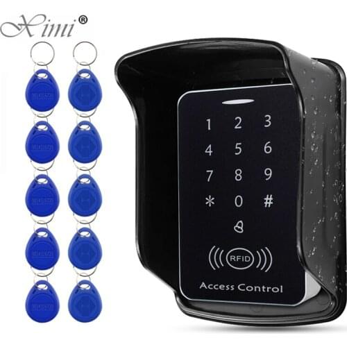Waterproof Metal Rfid Access Control Keypad With 1000 Users For RFID Door Access Control System