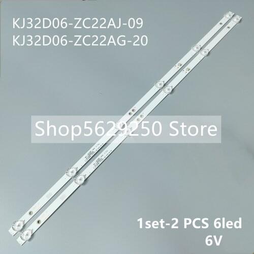 1kit-2pcs new LED Backlightr strip for KJ32D06-ZC22AJ-09 light bar KJ32D06-ZC22AG-20