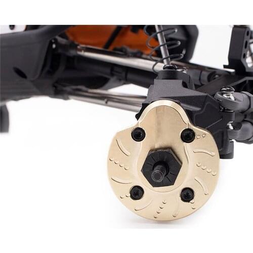 1 pair Brass Counterweight Balance Heavyweight Portal Drive Housing for 1/10 Axial Capra 1.9 UTB/ SCX10 III RC Car Accessories